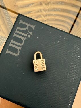 Tiffany & Co. silver padlock charm